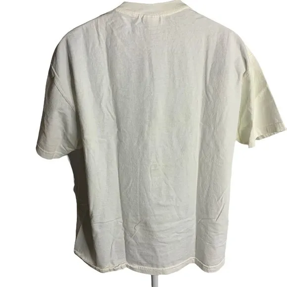 Original Green M&amp;M Crewneck Graphic T Shirt XL White Short Sleeve GoGo Boots