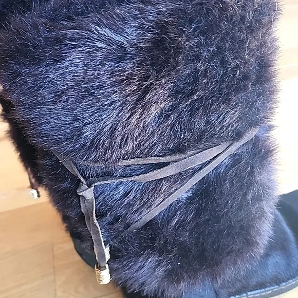 Oscar de la Renta Fur Sport Apres Ski Boots Women's Size 37
