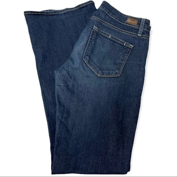 PAIGE Jeans Canyon Boot Cut Long Dark Wash Five Pocket Jean 32” x 35”