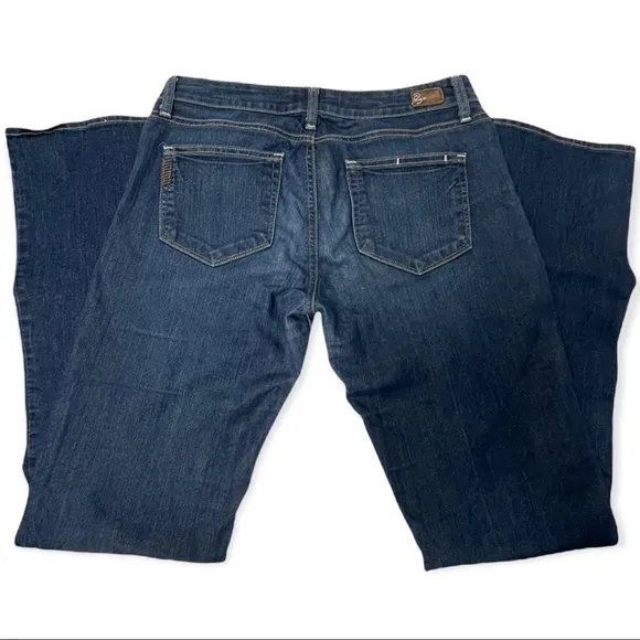 PAIGE Jeans Canyon Boot Cut Long Dark Wash Five Pocket Jean 32” x 35”