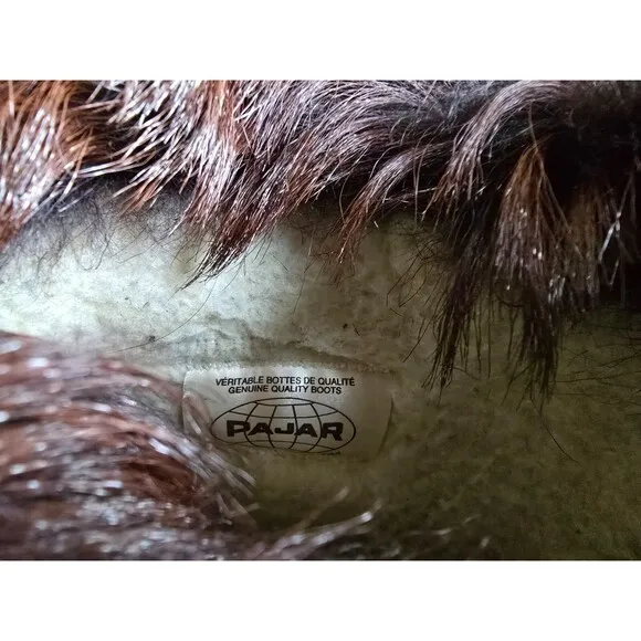 Pajar  Long Hair Goat Fur Boots Sz 38