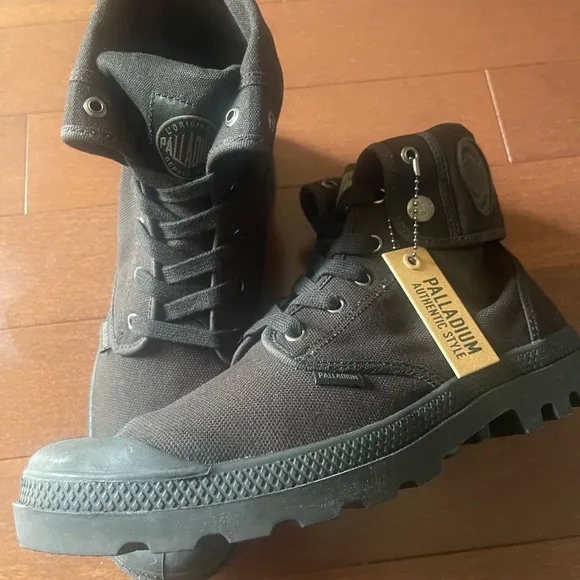 Palladium Men's Black Baggy Boots