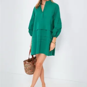 Palmander Place Palm Green Chelsea Dress