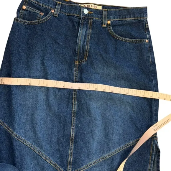Paris Blues Originals Long Denim Maxi Skirt Western Cowgirl Women’s 9 Preppy Y2K