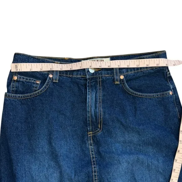 Paris Blues Originals Long Denim Maxi Skirt Western Cowgirl Women’s 9 Preppy Y2K