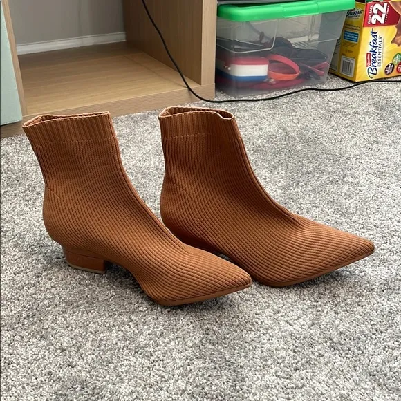 Pashions Women's Whiskey Brown Ankle Boots