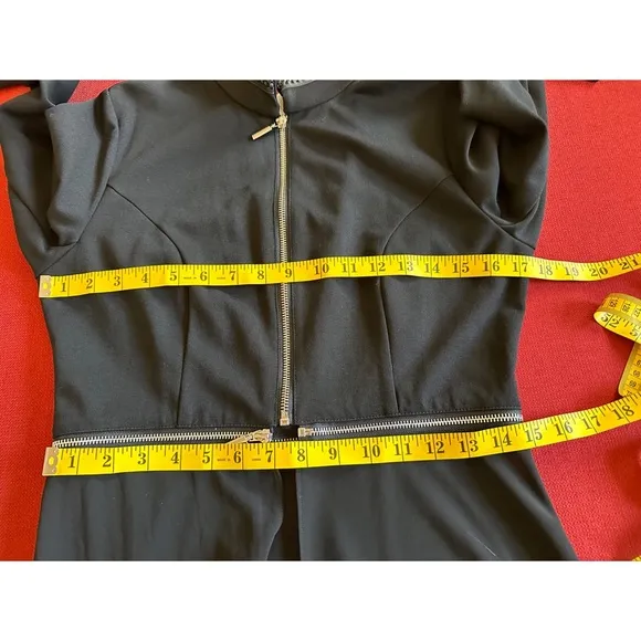 Patrizia Luca Milano Black Duster With Detachable Jacket, NWT, Size S