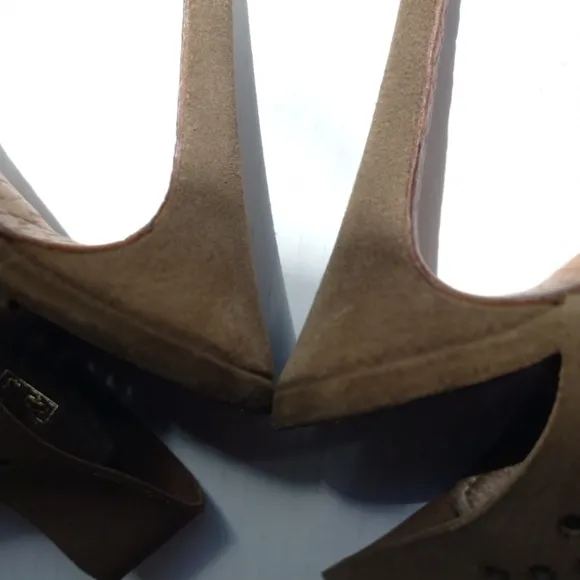 Pedro Garcia Peep Toe Sling Back Sandals Heels
