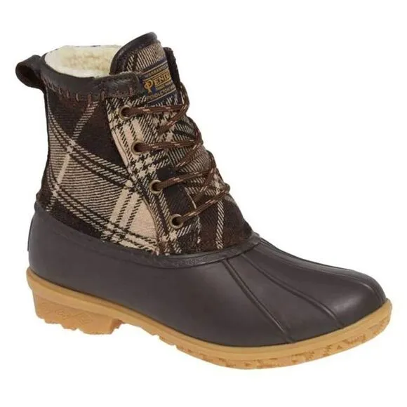 Pendleton Plaid Duck Boots