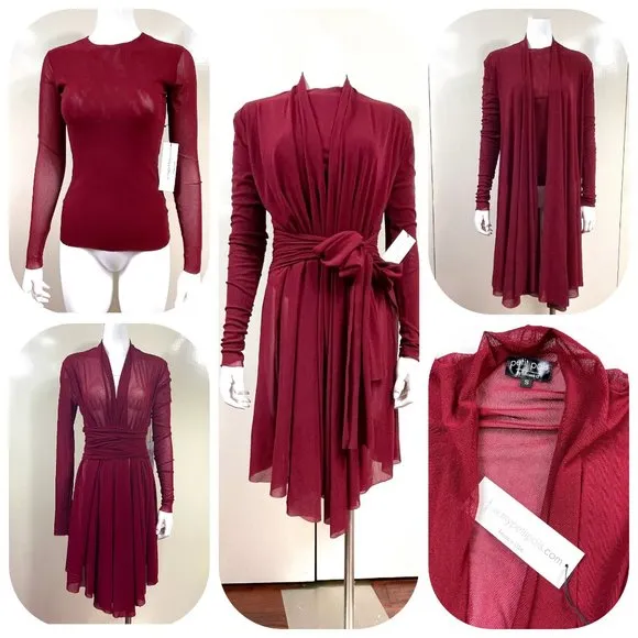Petit Pois versatile Mesh Duster and Top Set