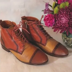 Pikolinos Cuero Royal Color- Blocked Boots