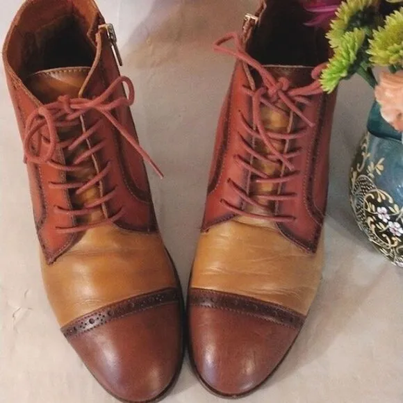 Pikolinos Cuero Royal Color- Blocked Boots