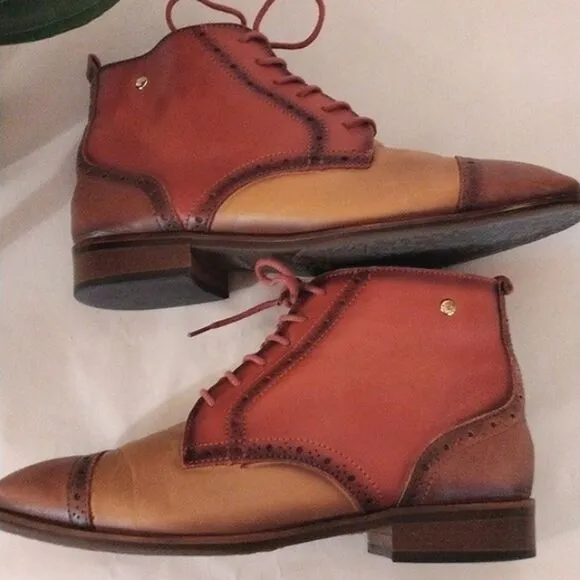 Pikolinos Cuero Royal Color- Blocked Boots