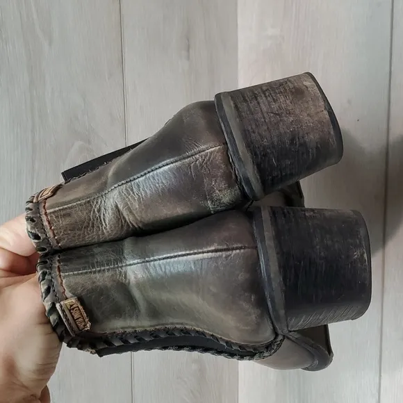 Pikolinos Womens Ankle Leather Heels Boots shoes sz 39/8.5-9