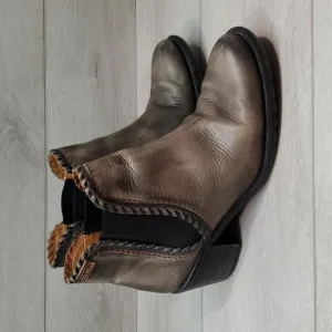 Pikolinos Womens Ankle Leather Heels Boots shoes sz 39/8.5-9