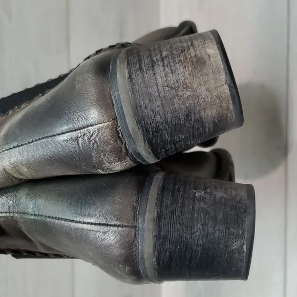 Pikolinos Womens Ankle Leather Heels Boots shoes sz 39/8.5-9
