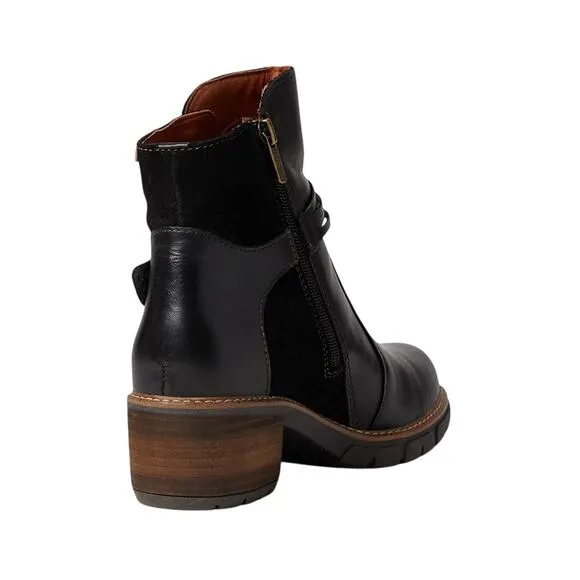 PIKOLINOS Womens San Sebastian Boots EU 39 US 8.5-9 Black Leather NIB