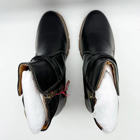 PIKOLINOS Womens San Sebastian Boots EU 39 US 8.5-9 Black Leather NIB