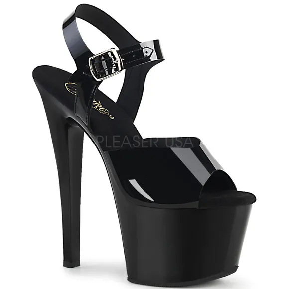 Platform Stripper Heels Jelly Exotic Dancer Shoes