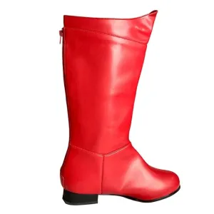 Pleaser Hero Engineer Costume Boots S Red Patent Size S Festival Costume Cosplay