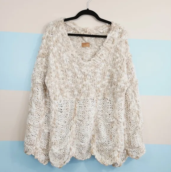 POL Hand Knitted Women's Oversized Sweater