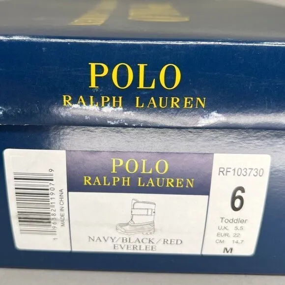 Polo Ralph Lauren Boy's Everlee Fleece Lined Winter Boots