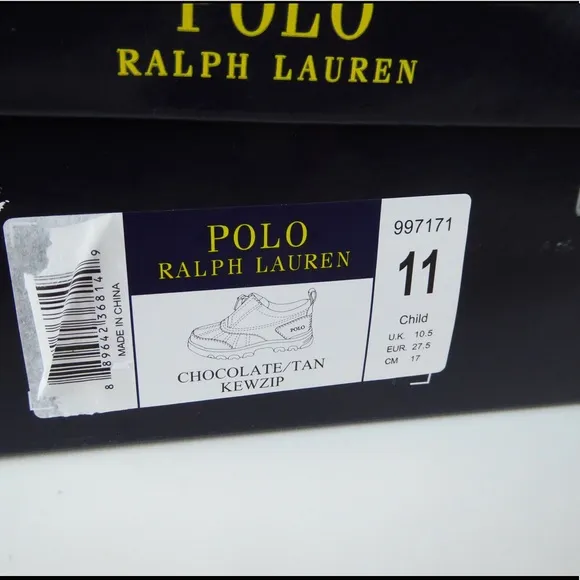 Polo Ralph Lauren KewZip Youth Boots Duck Zip Up