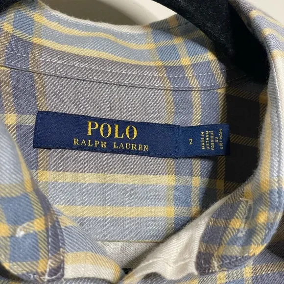 Polo Ralph Lauren Plaid Cotton Twill Shirtdress