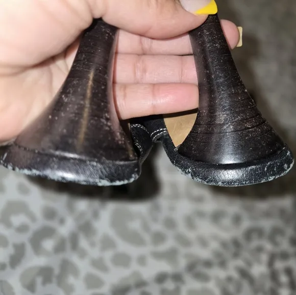 Prada Black Leather Women's Heels