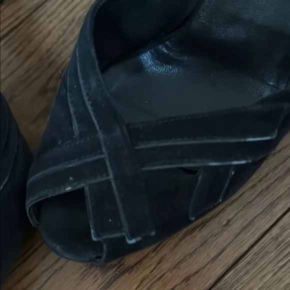 Prada Black Strappy Women's Heels