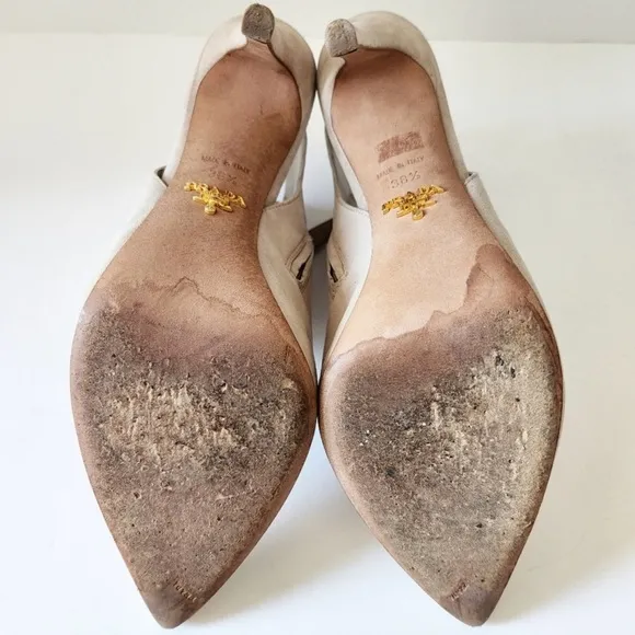 PRADA Camoscio 12 Suede Ankle Booties/ shoes / heels holiday