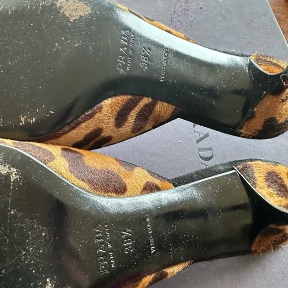 Prada shoes 38.5 used condition
