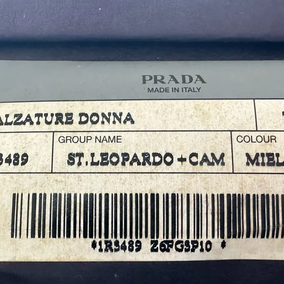 Prada shoes 38.5 used condition