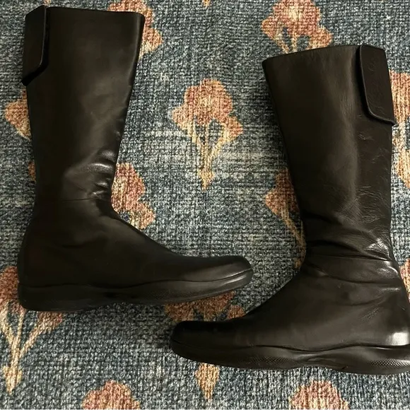 Prada Sport Long Leather Boots