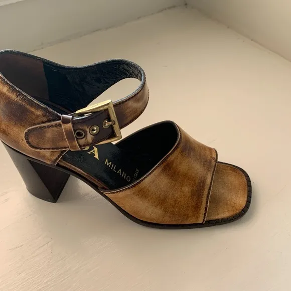 Prada strapped shoes. Gently worn. Beautiful snd‎ timeless.