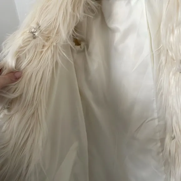Prettylittlething Shaggy Faux Fur Jacket