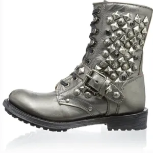 💥PRICE DROP💥 Ash Ryanna Metallic Studded Biker Boots