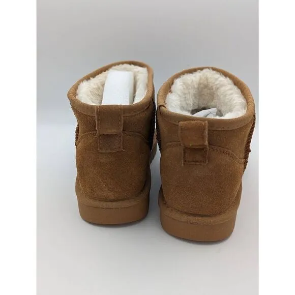 Project Cloud ankle faux fur lining boots size 7