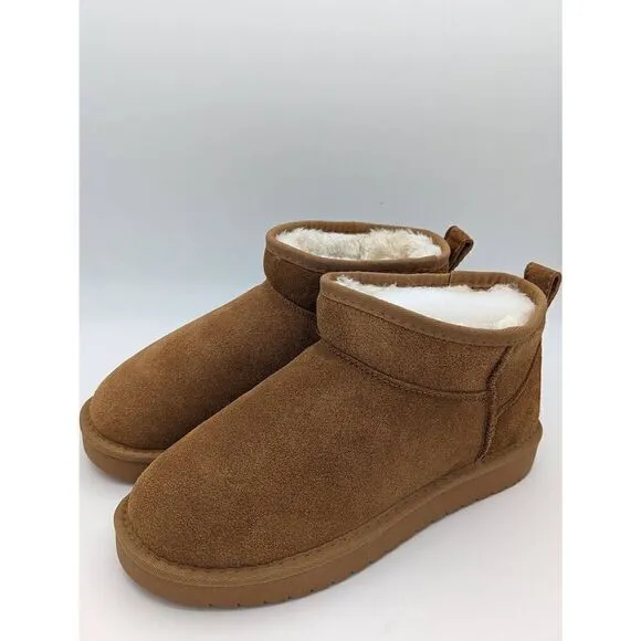 Project Cloud ankle faux fur lining boots size 7