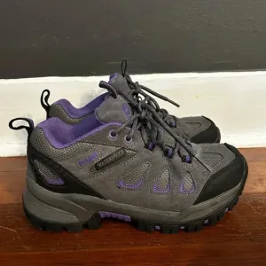 Propet Women’s Ridge Walker Low 2” Purple Gray Hiking Walking Trekking Boots 7W