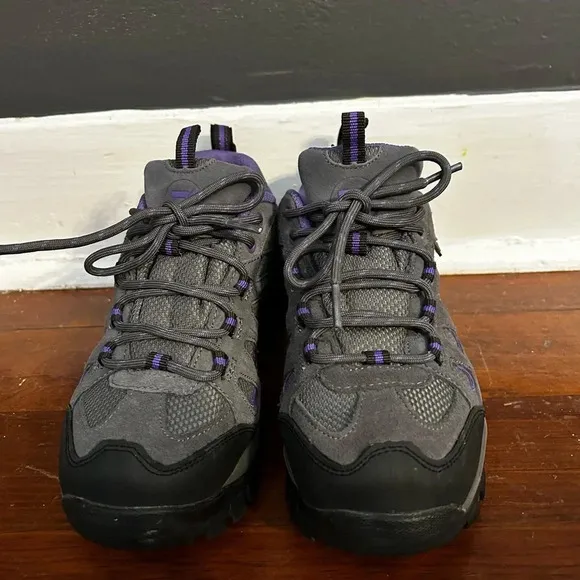 Propet Women’s Ridge Walker Low 2” Purple Gray Hiking Walking Trekking Boots 7W