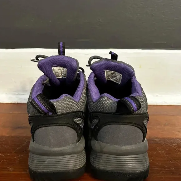 Propet Women’s Ridge Walker Low 2” Purple Gray Hiking Walking Trekking Boots 7W