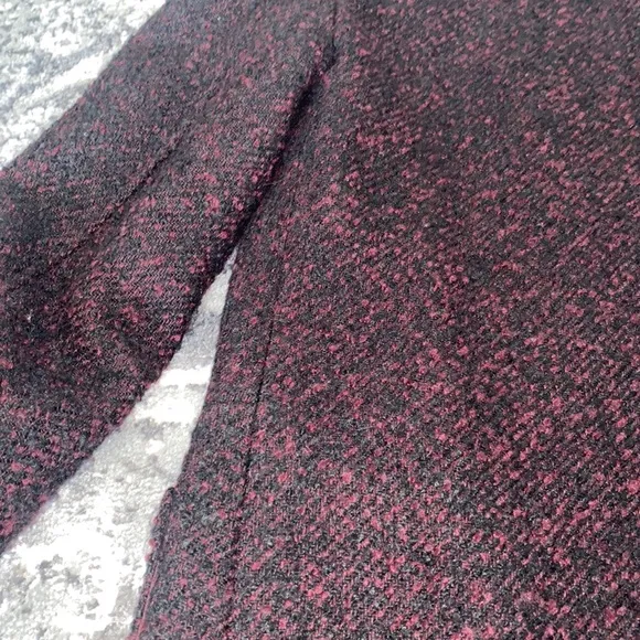 Rachel Rachel Roy Black and purple tweed Long zip up jacket