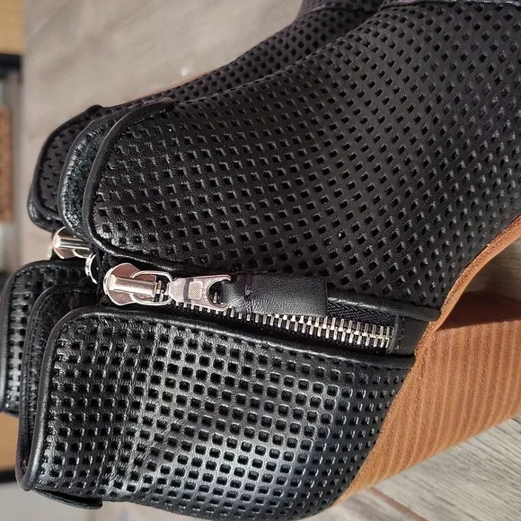 Rag &amp; Bone Margot Perforated Western Design Leather Boots Size EU 35 $495