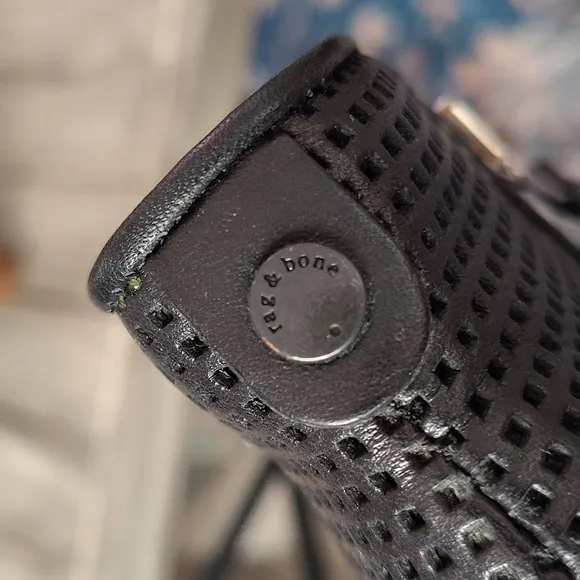 Rag &amp; Bone Margot Perforated Western Design Leather Boots Size EU 35 $495