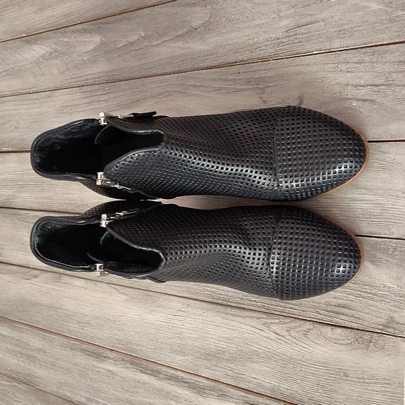 Rag &amp; Bone Margot Perforated Western Design Leather Boots Size EU 35 $495