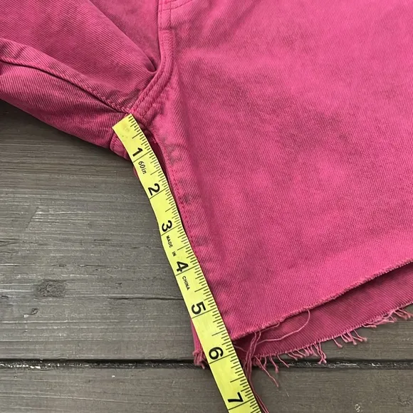 Rag &amp; Bone Maya 6” Shorts Bright Fuchsia 25 Organic Cotton NWT