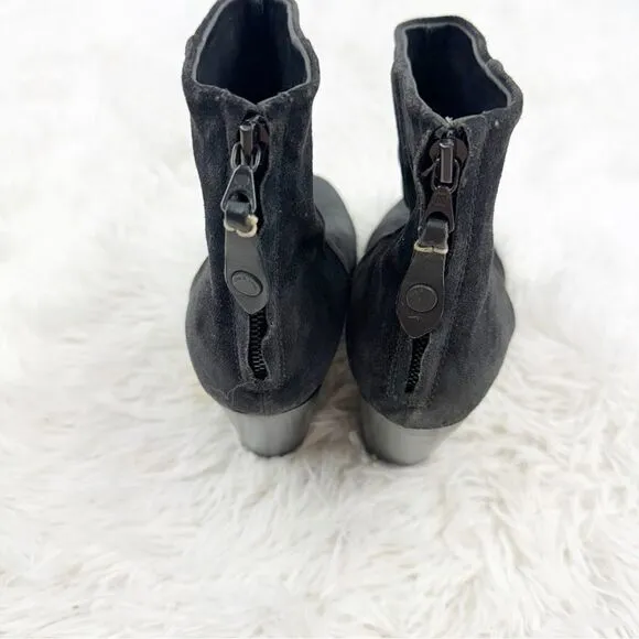Rag &amp; Bone Newbury 2.0 Block Heel Suede Ankle Booties