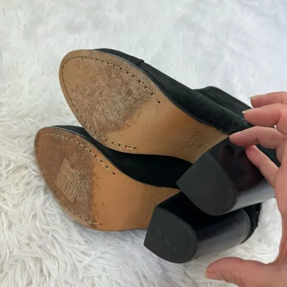 Rag &amp; Bone Newbury 2.0 Block Heel Suede Ankle Booties