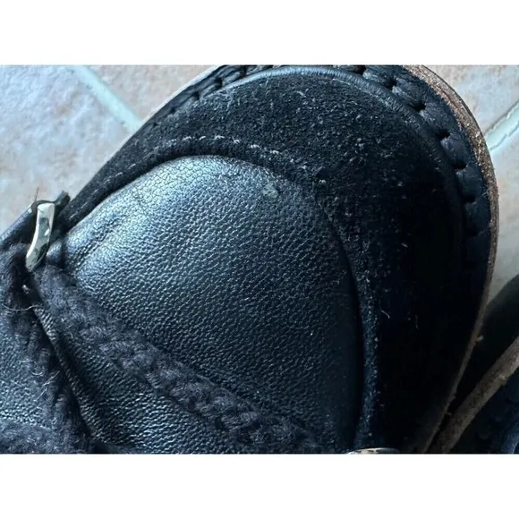 Rag &amp; Bone Skyler Shearling-lined Suede Hiking Boots size 39- US 8.5